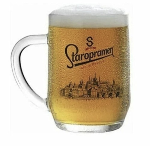 Staropramen glass pint - 2,