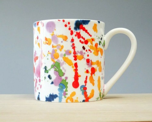 Bone china colourful - bone, paint