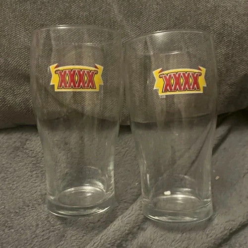 Xxxx set pint glass beer - 2,