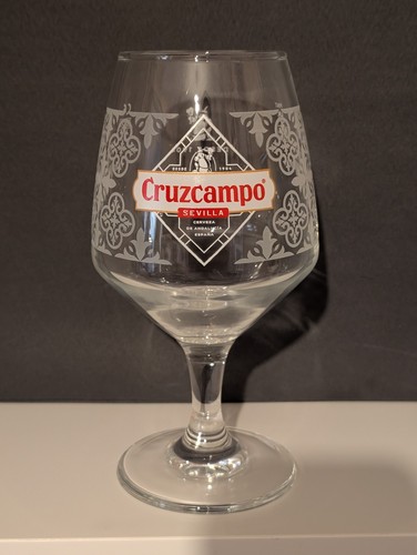 Single cruzcampo pint - single, chalice