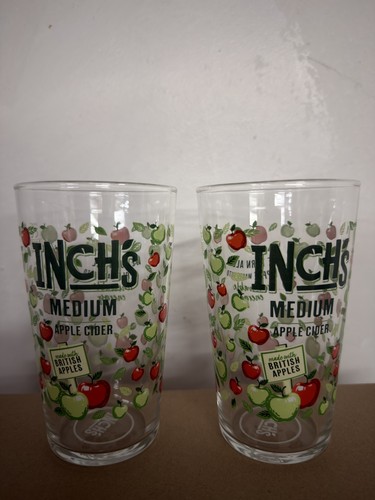 Inch cider pint - 2x, glasses
