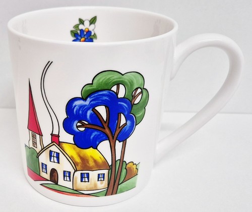 Exclusive village art deco mug - art,