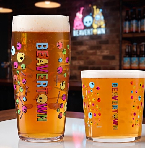 Beavertown beer pint glass - beavertown, set