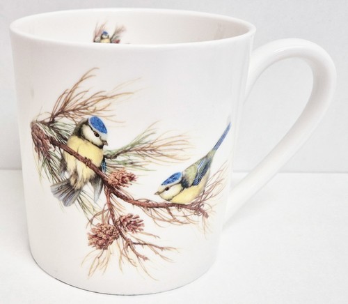 Blue tit birds scene mug - blue, 1